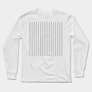 Vertical black stripes pattern Long Sleeve T-Shirt